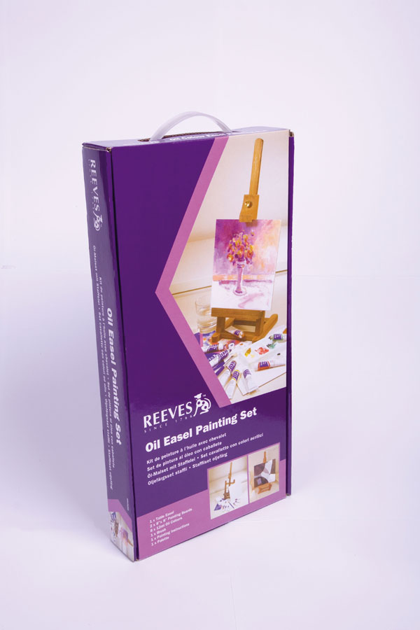 Reeves-Olmalset-mit-Staffelei-Olfarbe-Olfarbenset-Malset-Malen
